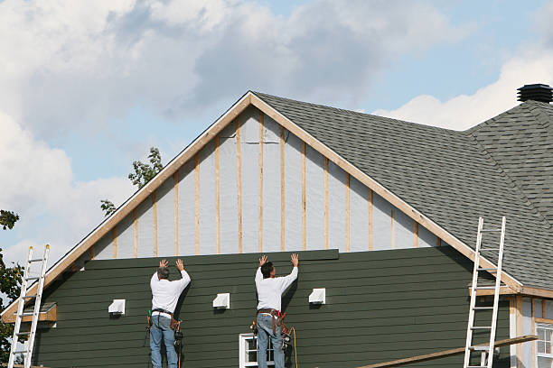 Professional Vinyl Siding technician working in Lothian, MD